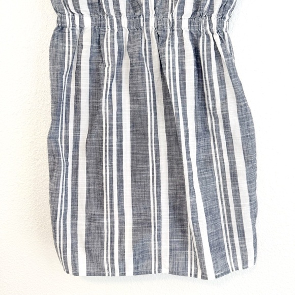 J. Crew Factory Striped V Neck Popover Dress XXS - Picture 9 of 13